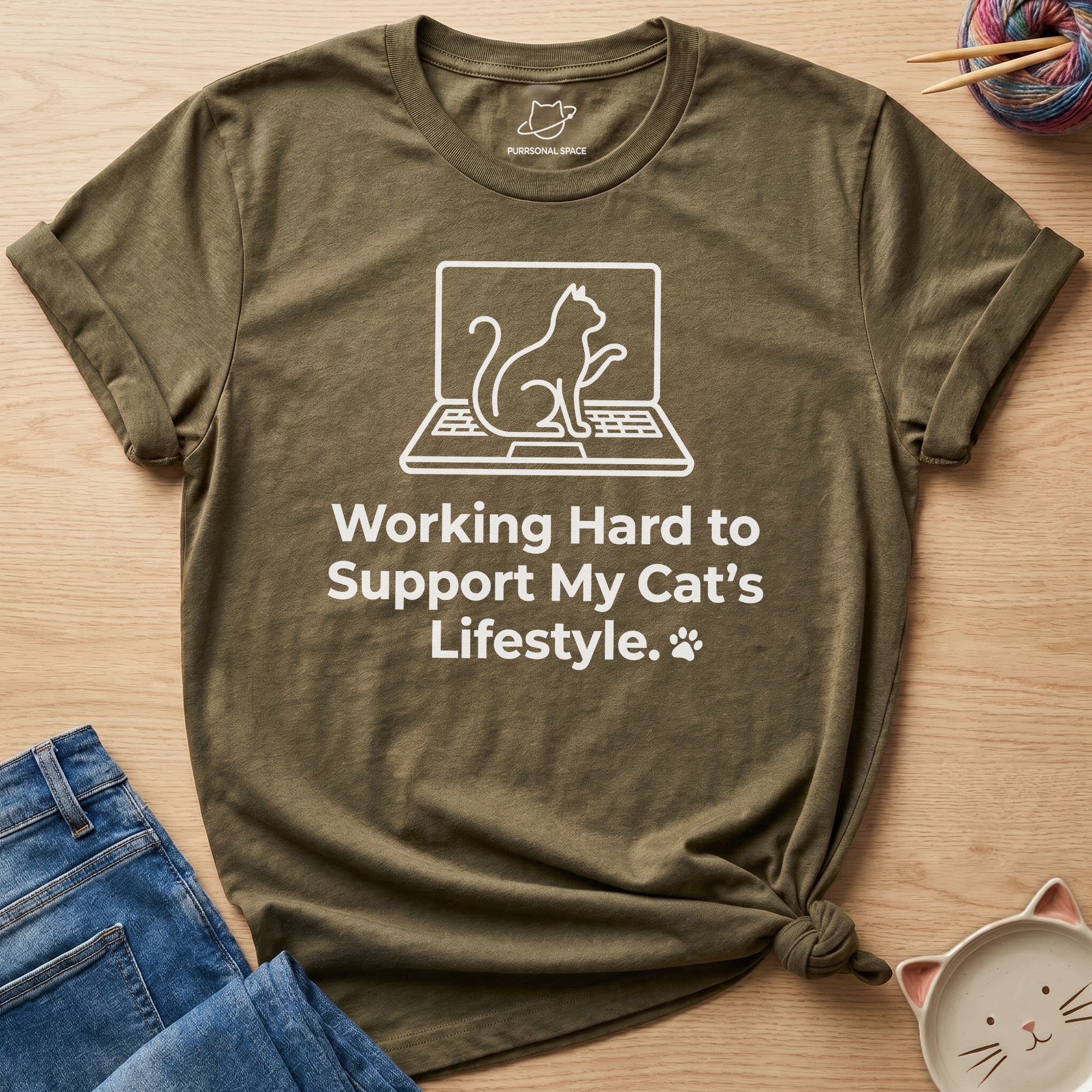 Working Hard To Support T-Shirt