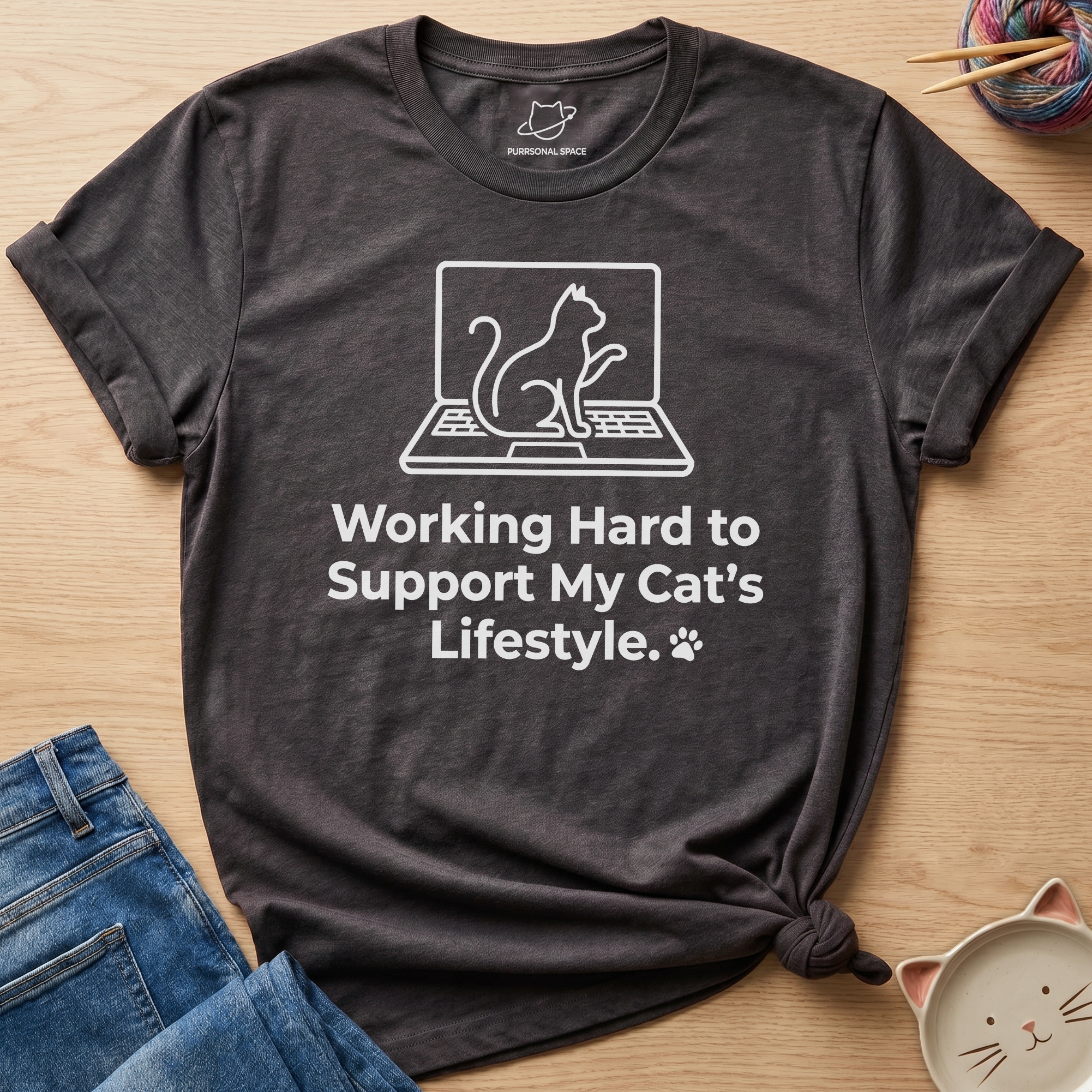 Working Hard To Support T-Shirt
