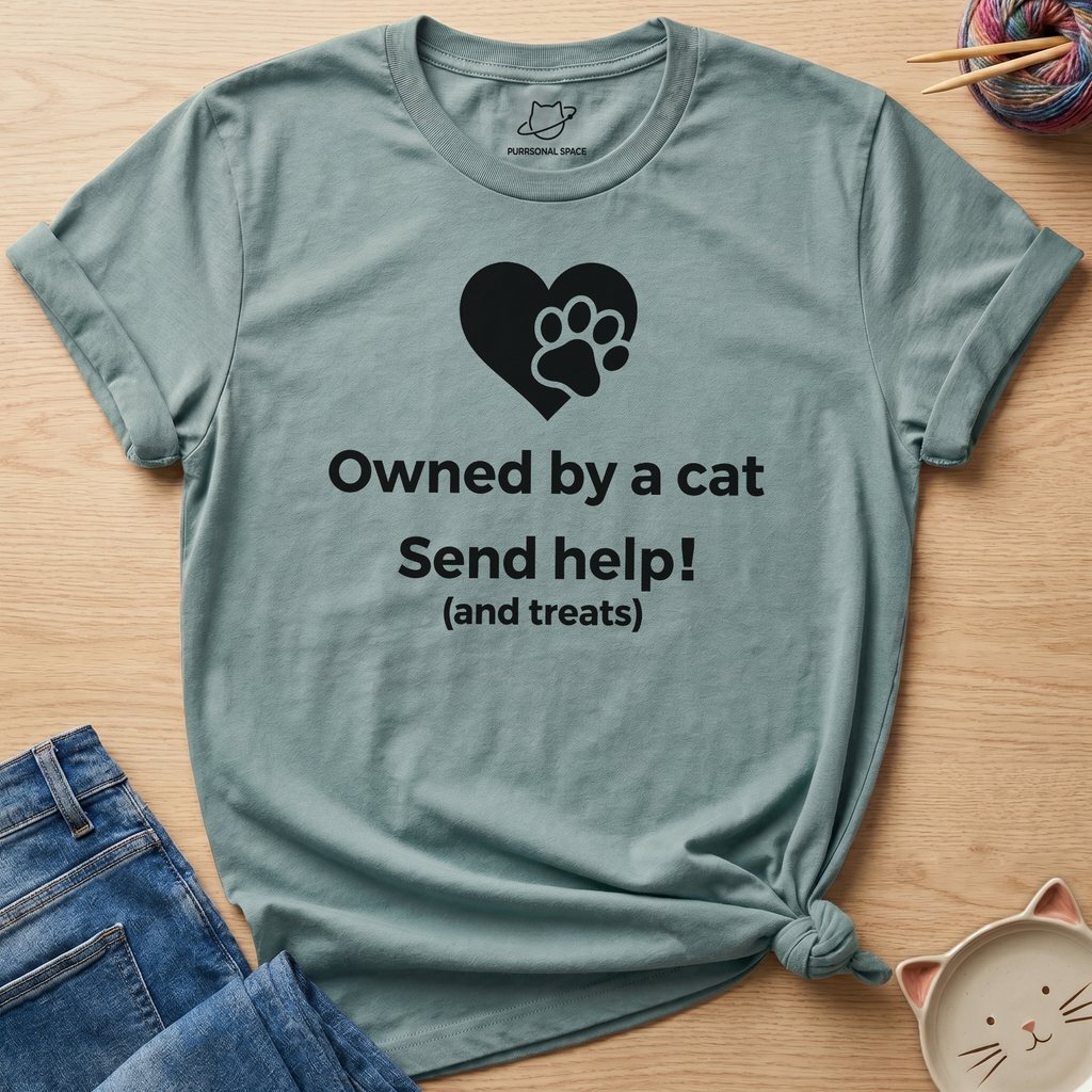 Owned By A Cat T-Shirt