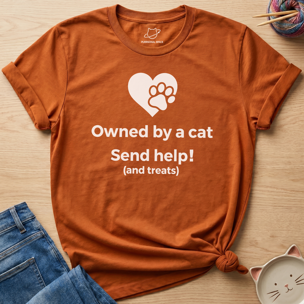 Owned By A Cat T-Shirt