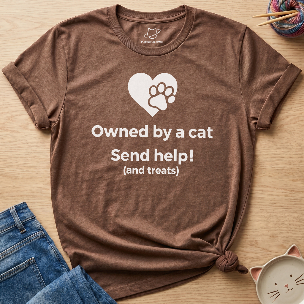 Owned By A Cat T-Shirt