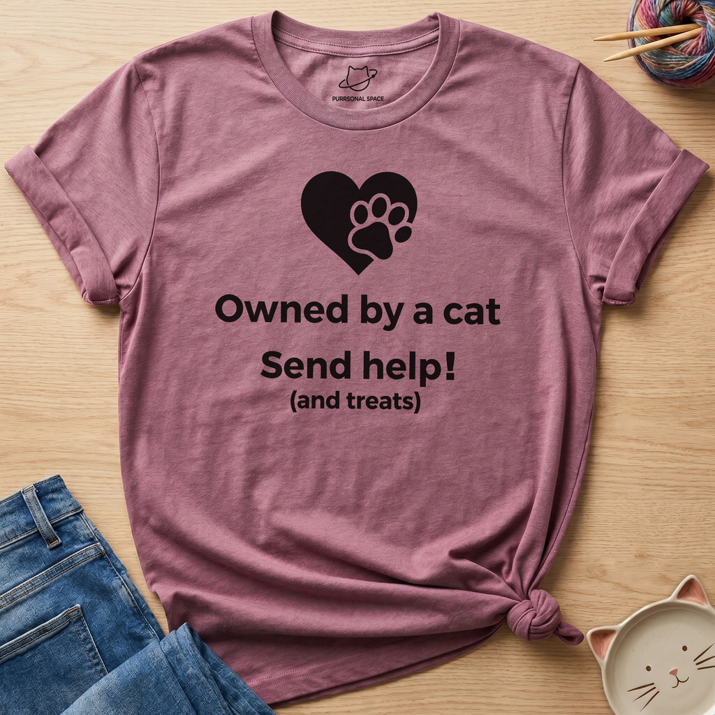 Owned By A Cat T-Shirt