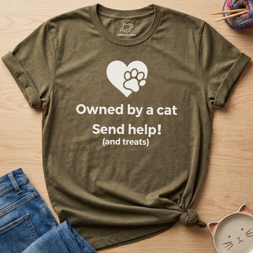 Owned By A Cat T-Shirt