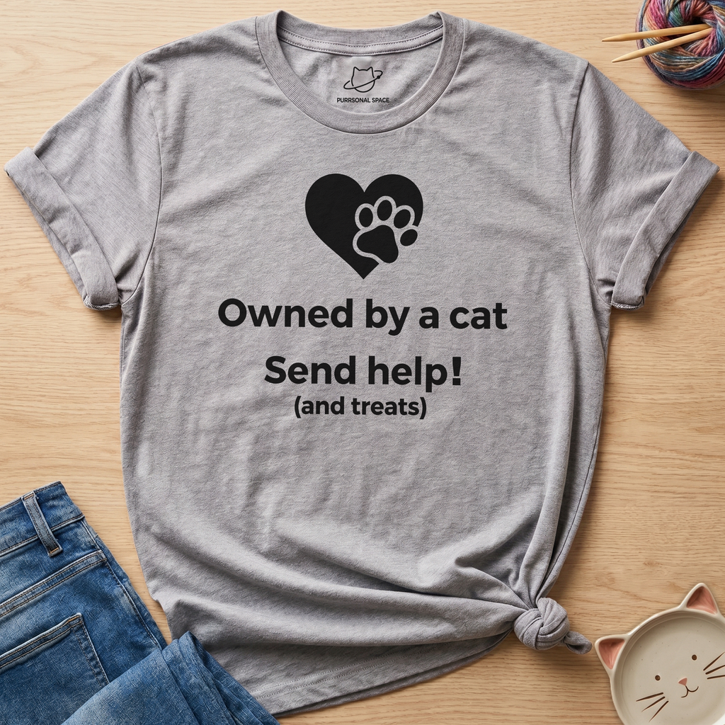Owned By A Cat T-Shirt