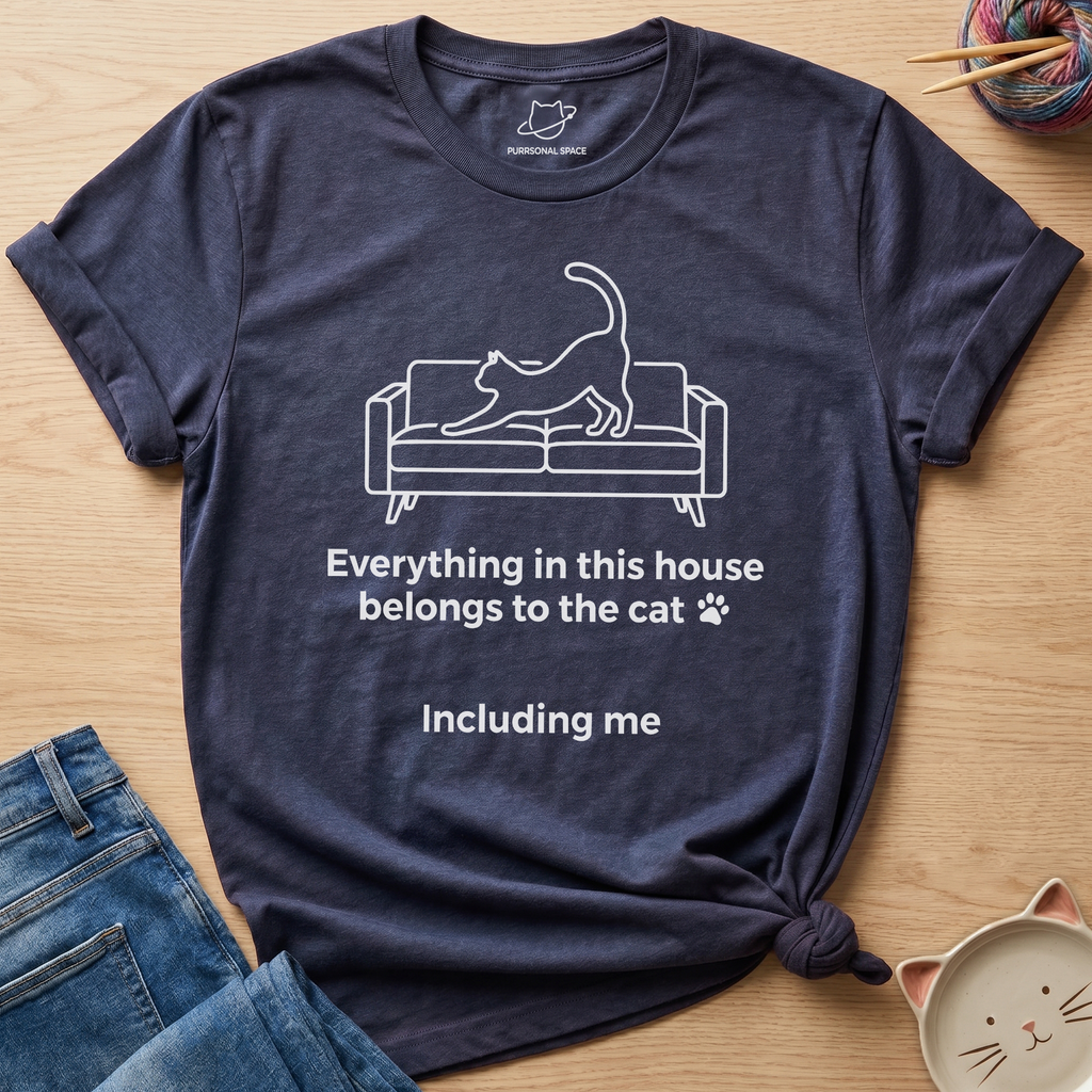 House Belongs To Cat T-Shirt