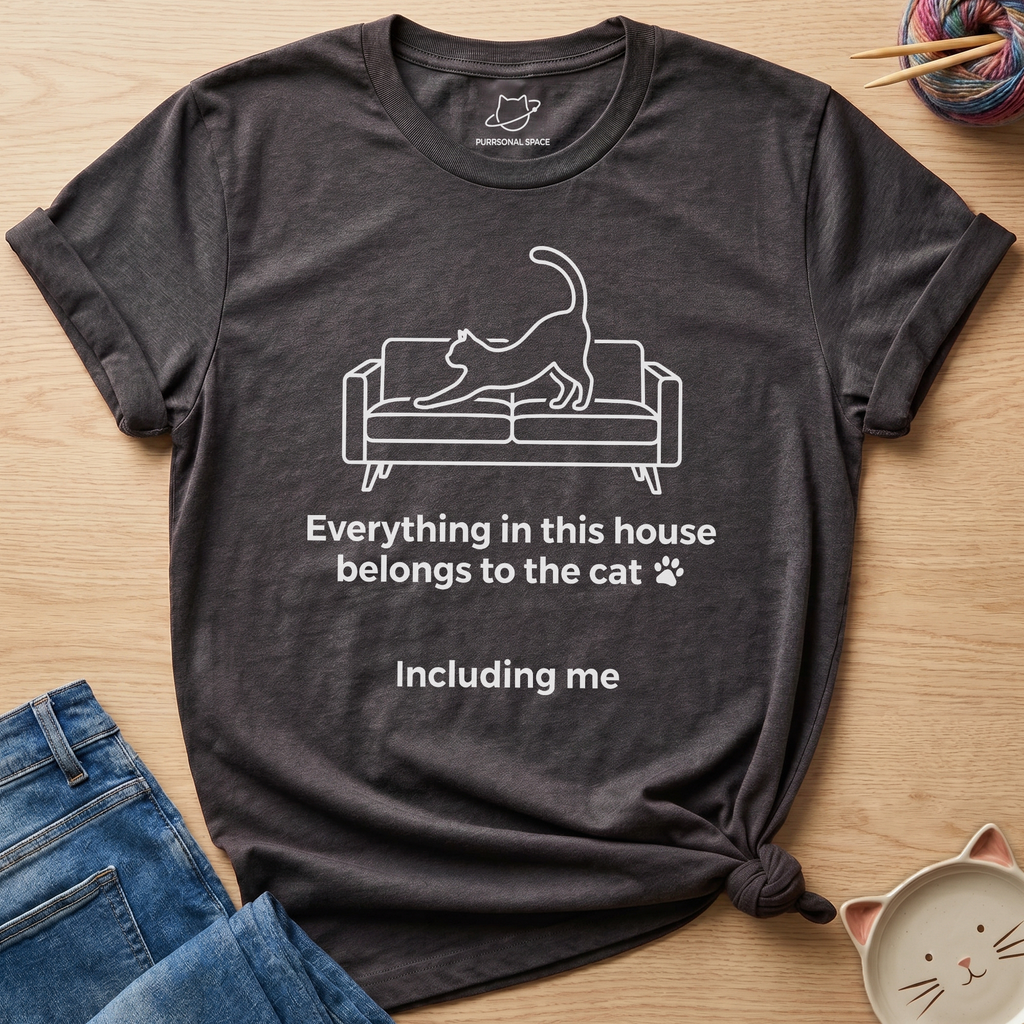 House Belongs To Cat T-Shirt