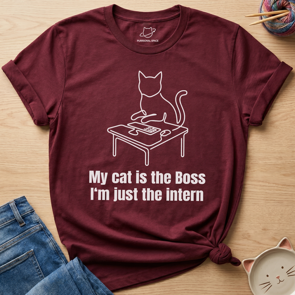 My Cat Is The Boss T-Shirt