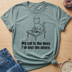 My Cat Is The Boss T-Shirt