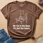My Cat Is The Boss T-Shirt