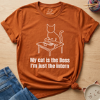 My Cat Is The Boss T-Shirt
