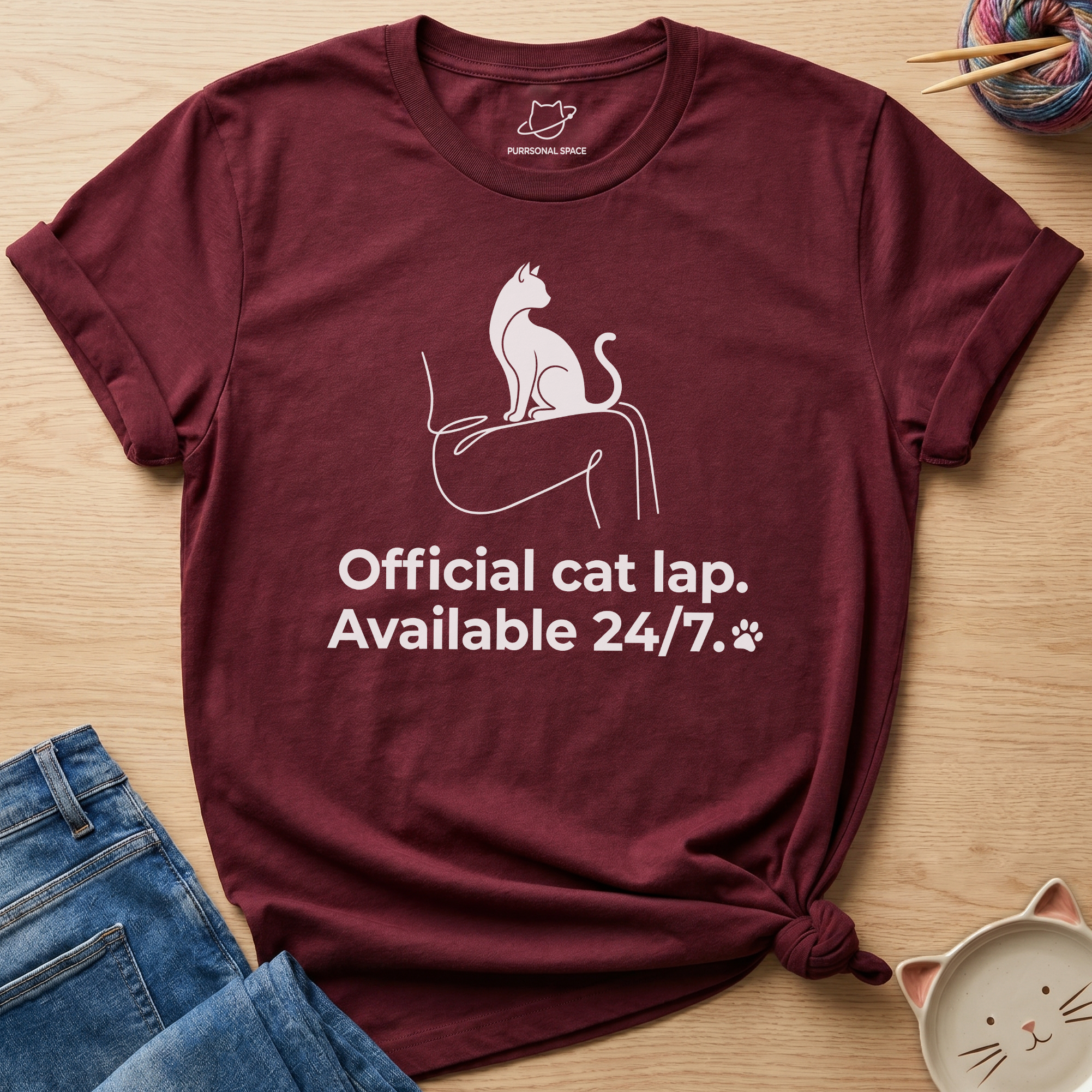 Official Cat Lap T-Shirt