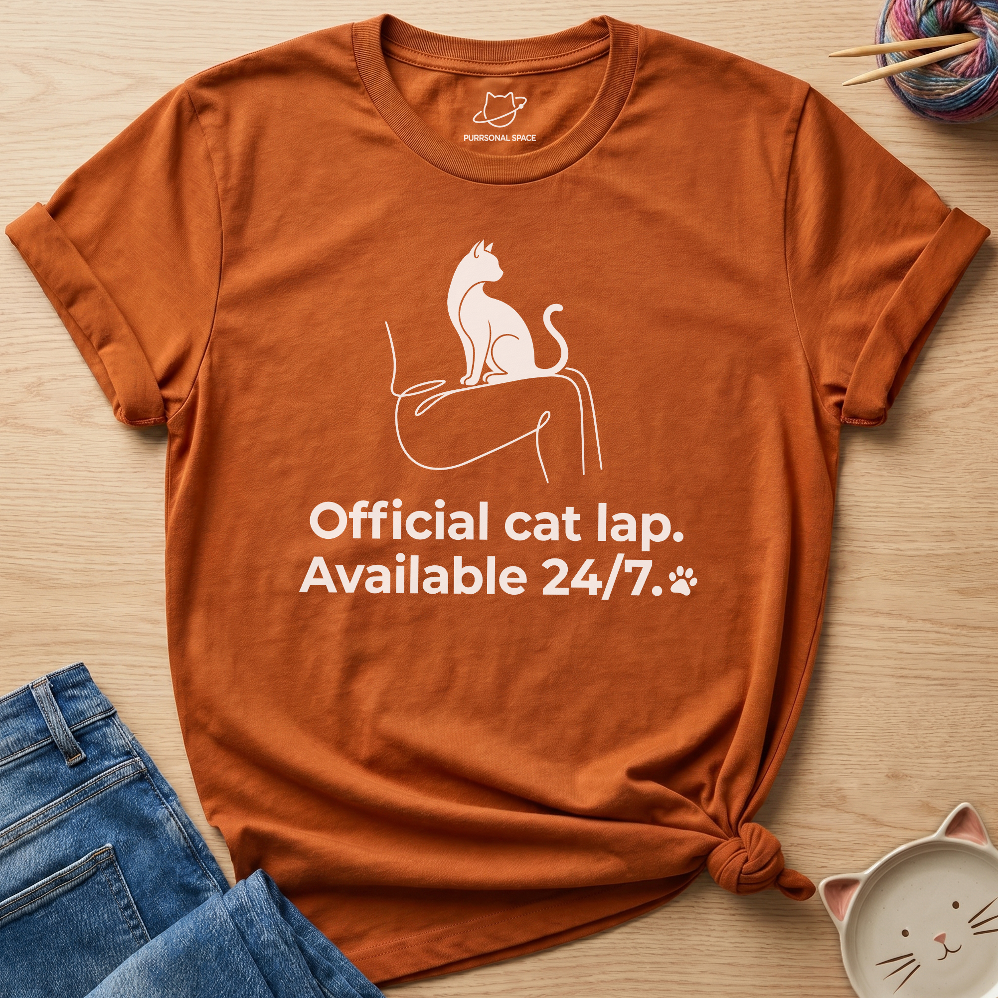 Official Cat Lap T-Shirt