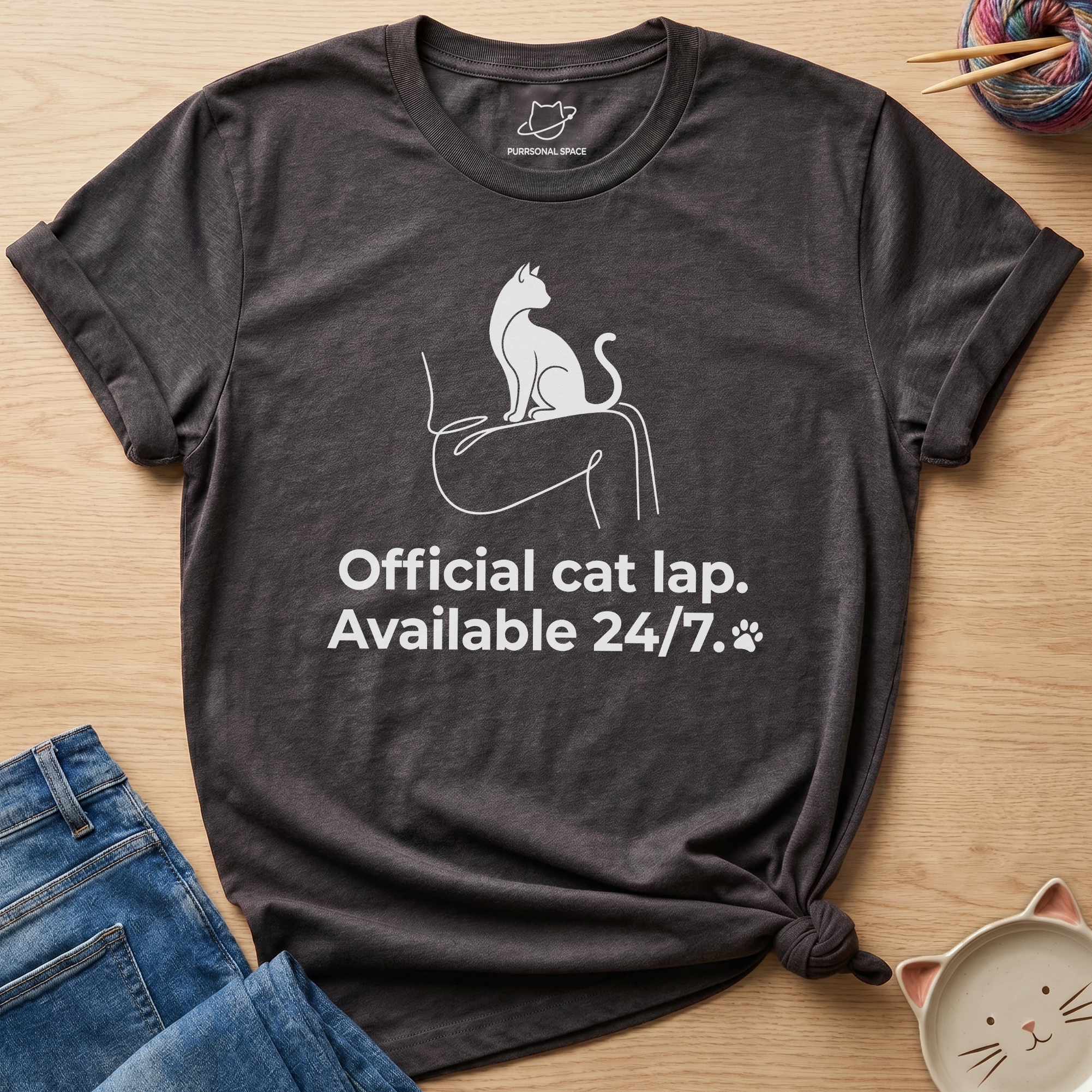 Official Cat Lap T-Shirt
