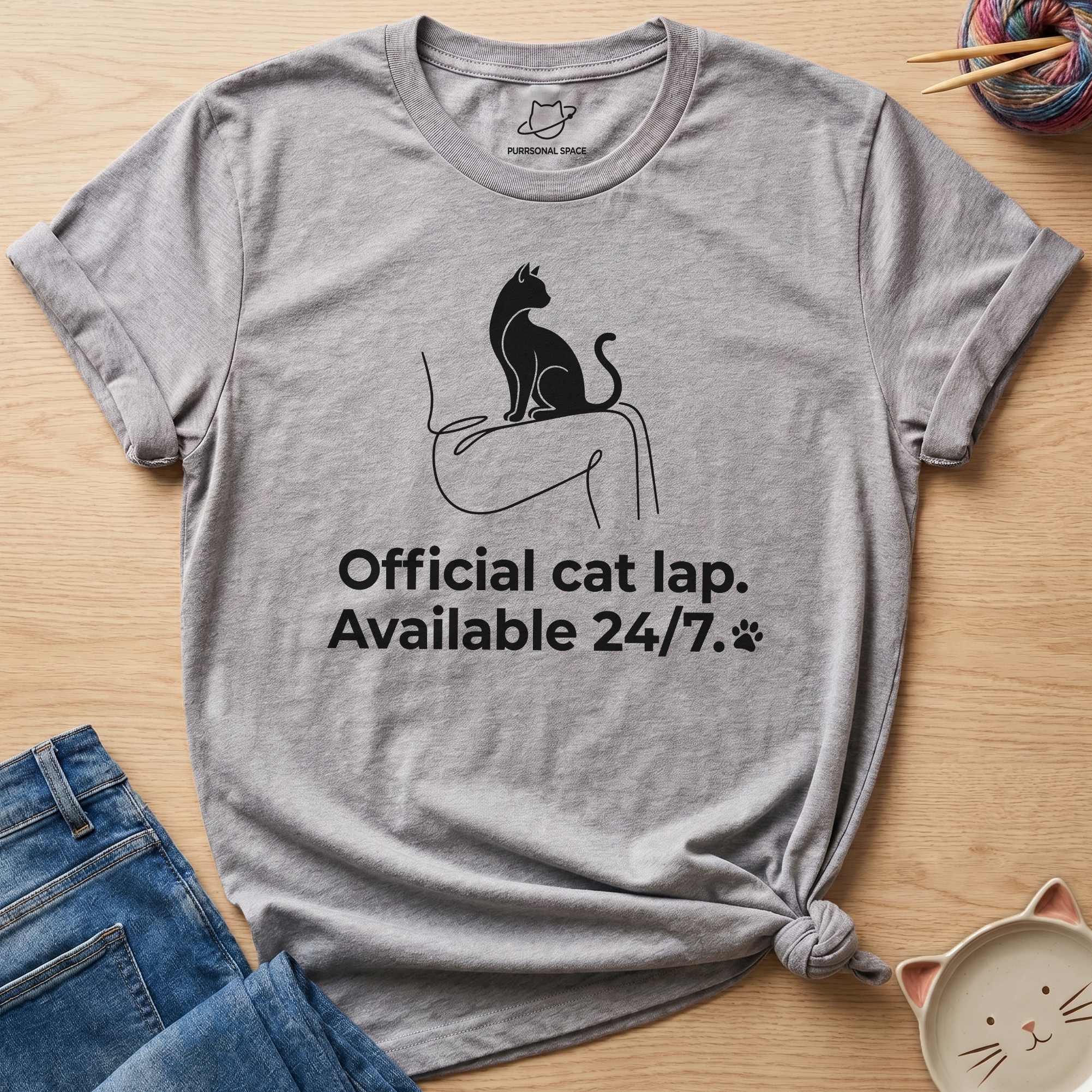 Official Cat Lap T-Shirt
