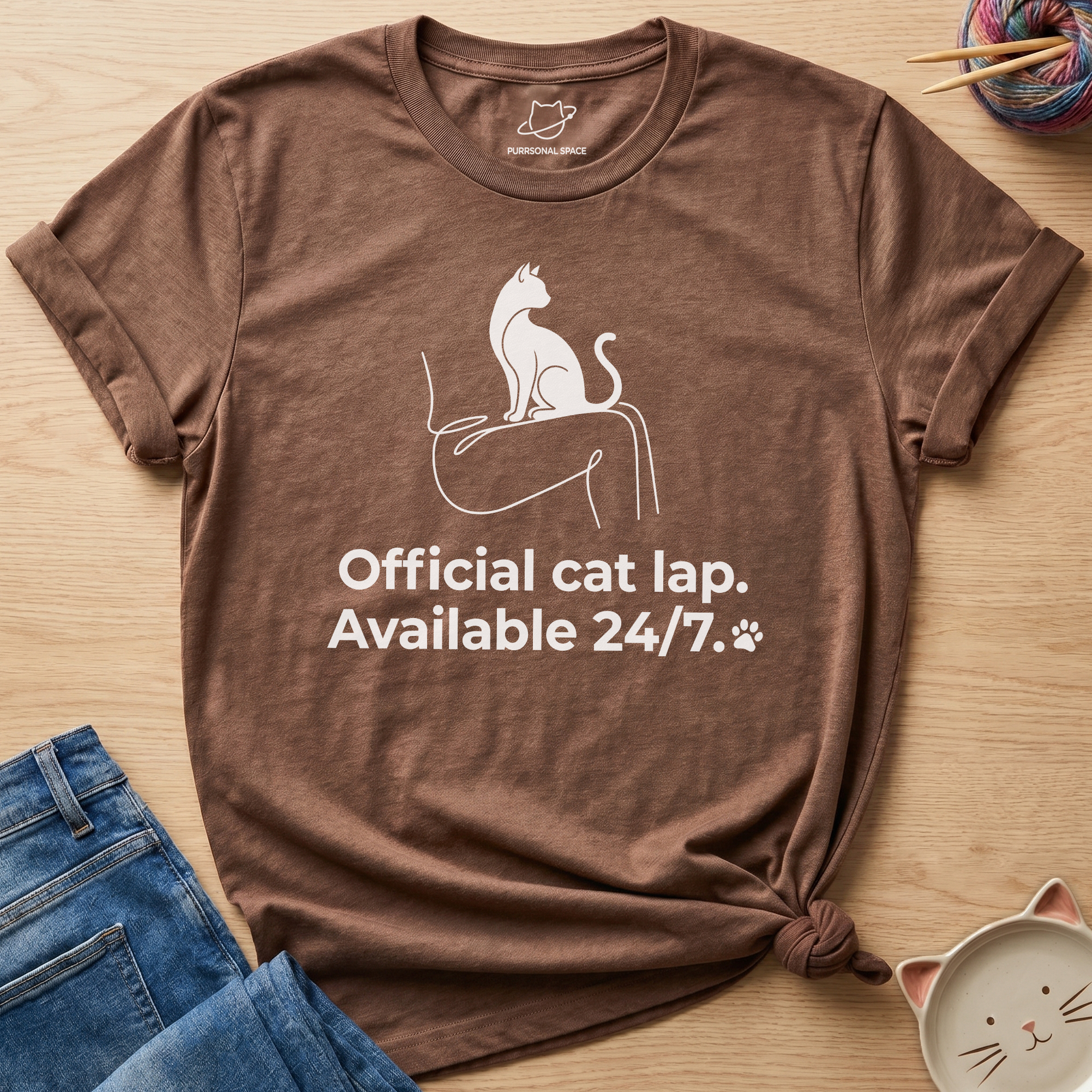Official Cat Lap T-Shirt