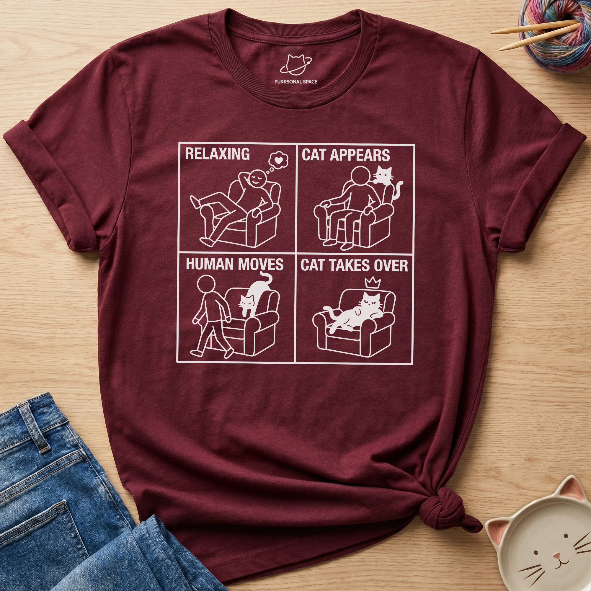 Cat Appears T-Shirt