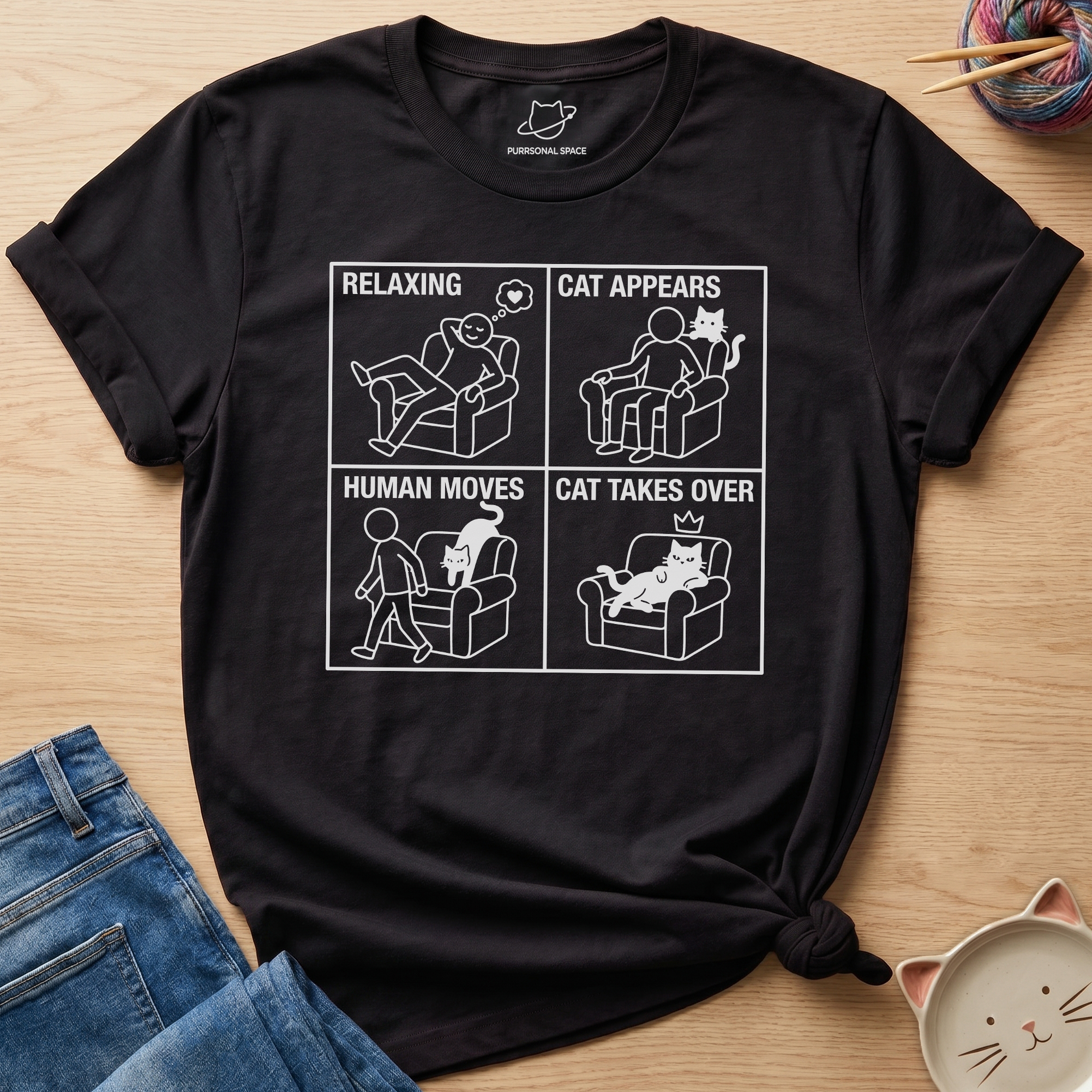 Cat Appears T-Shirt