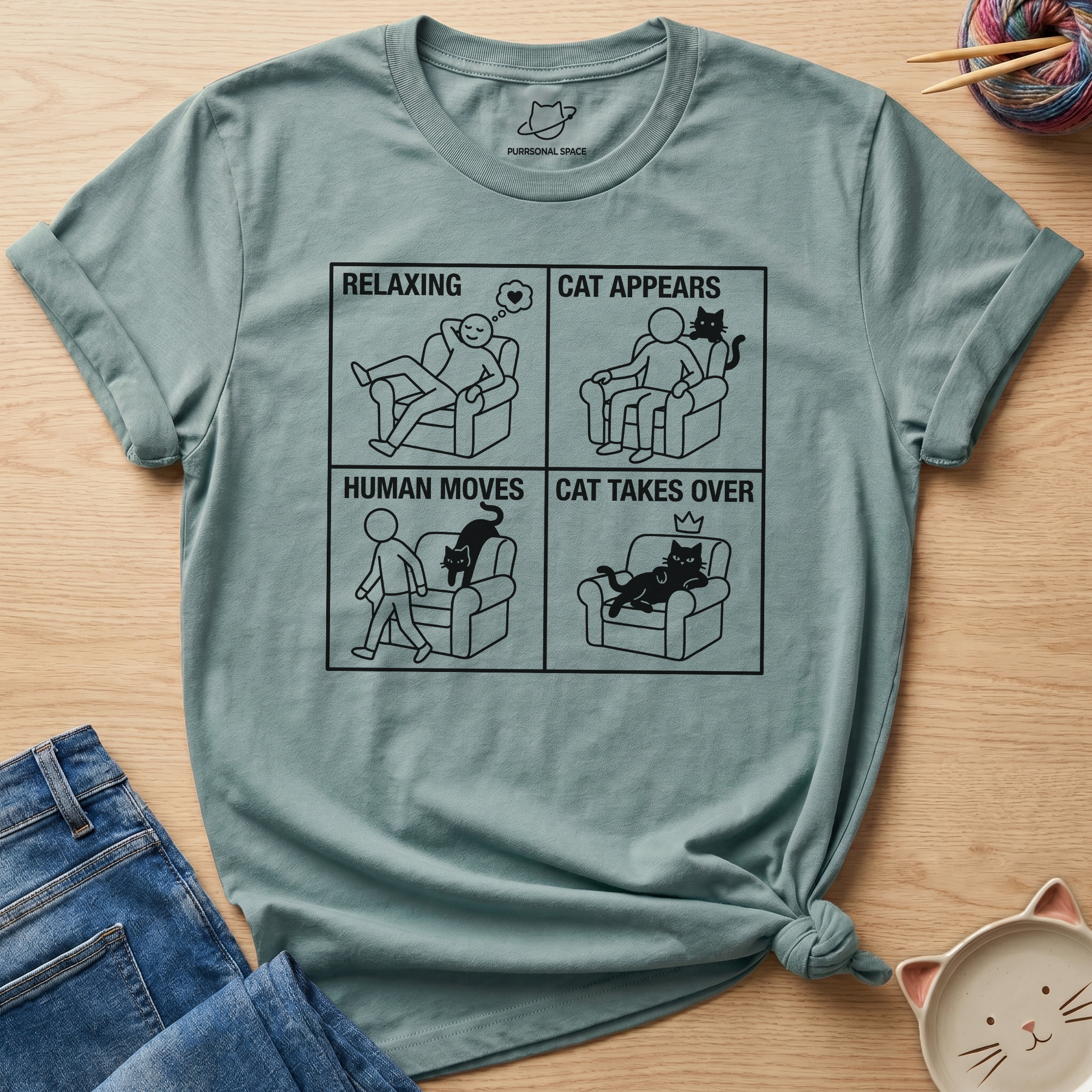 Cat Appears T-Shirt