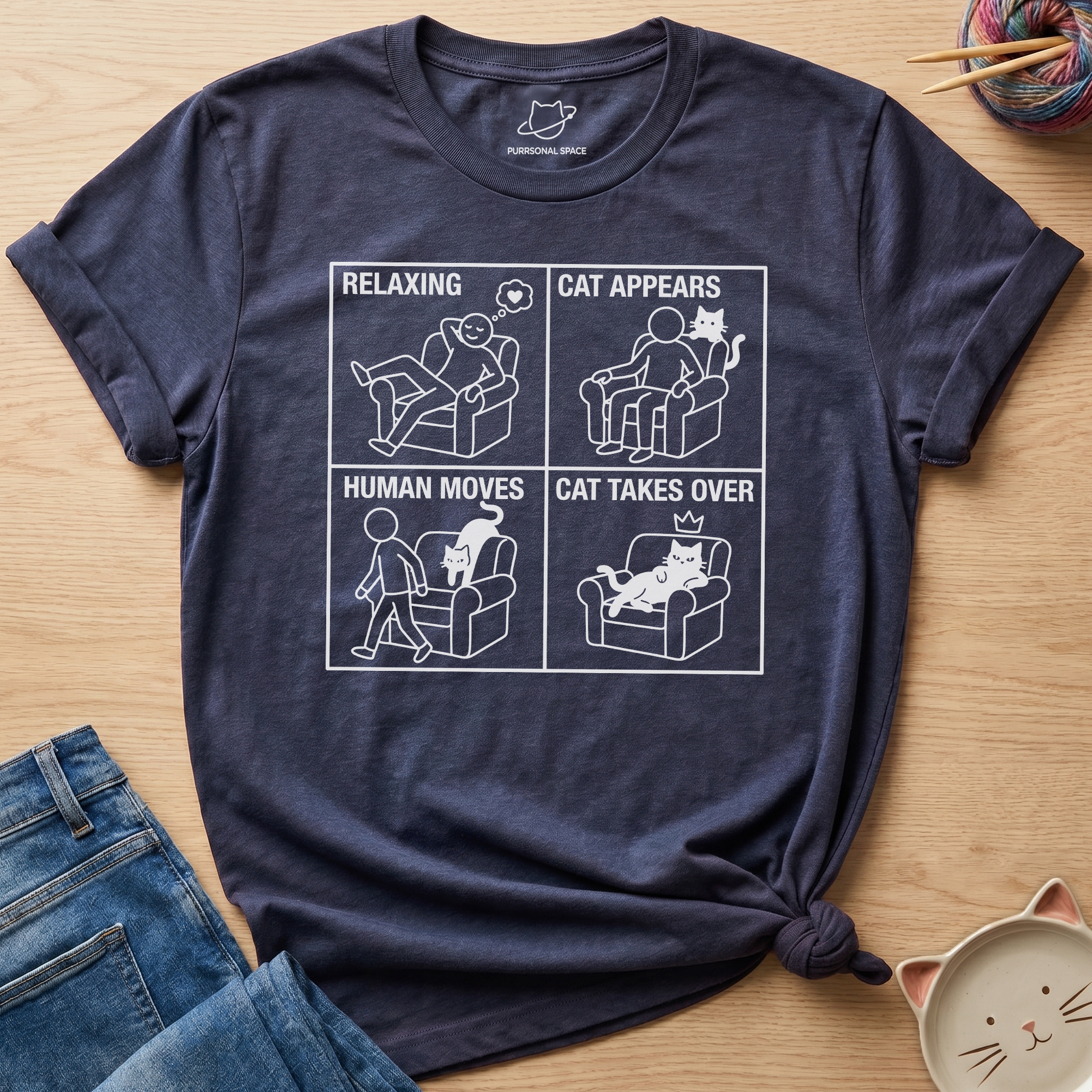 Cat Appears T-Shirt