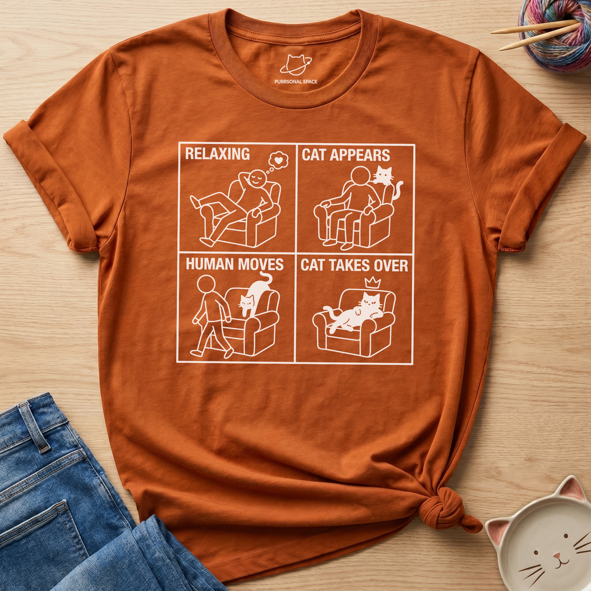 Cat Appears T-Shirt