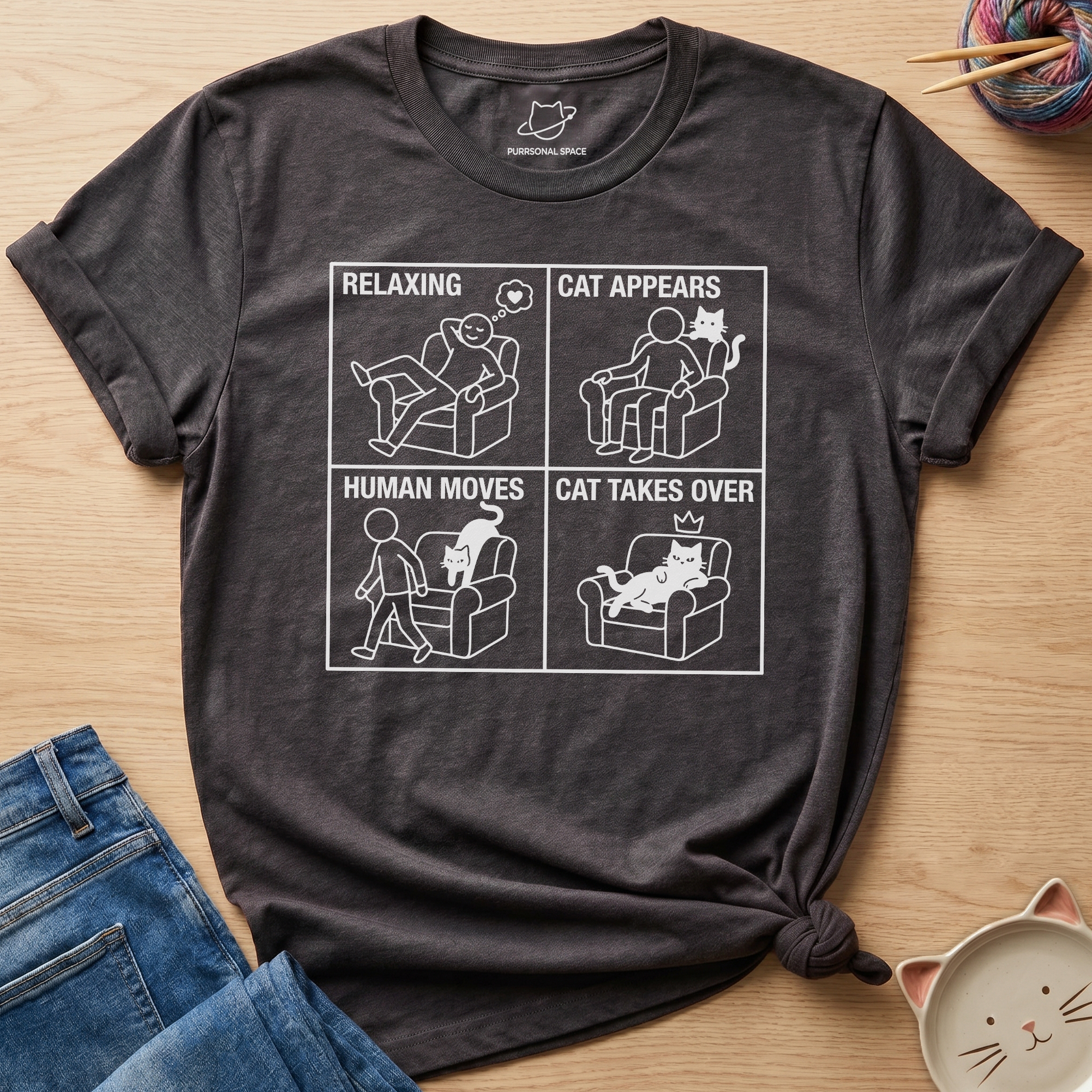 Cat Appears T-Shirt