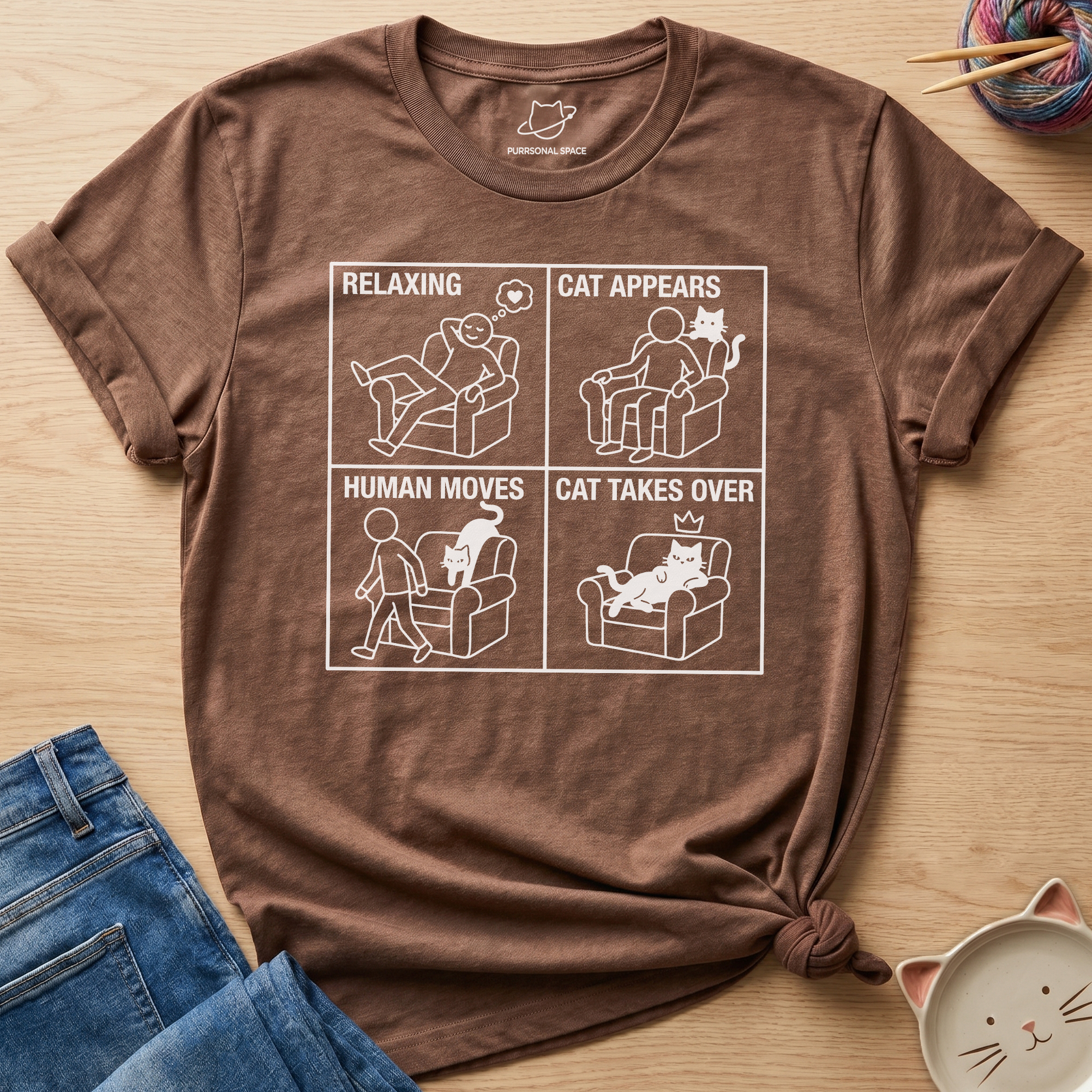 Cat Appears T-Shirt