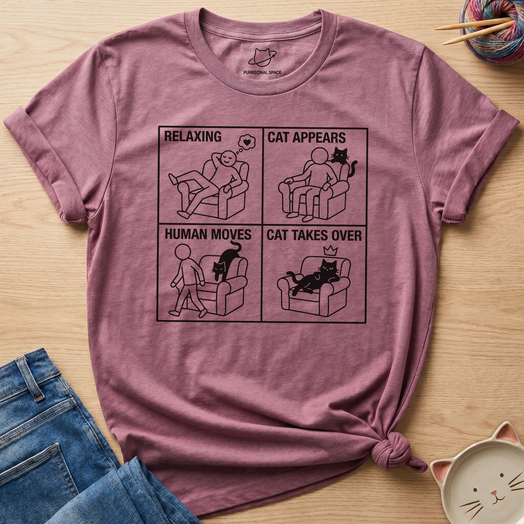 Cat Appears T-Shirt
