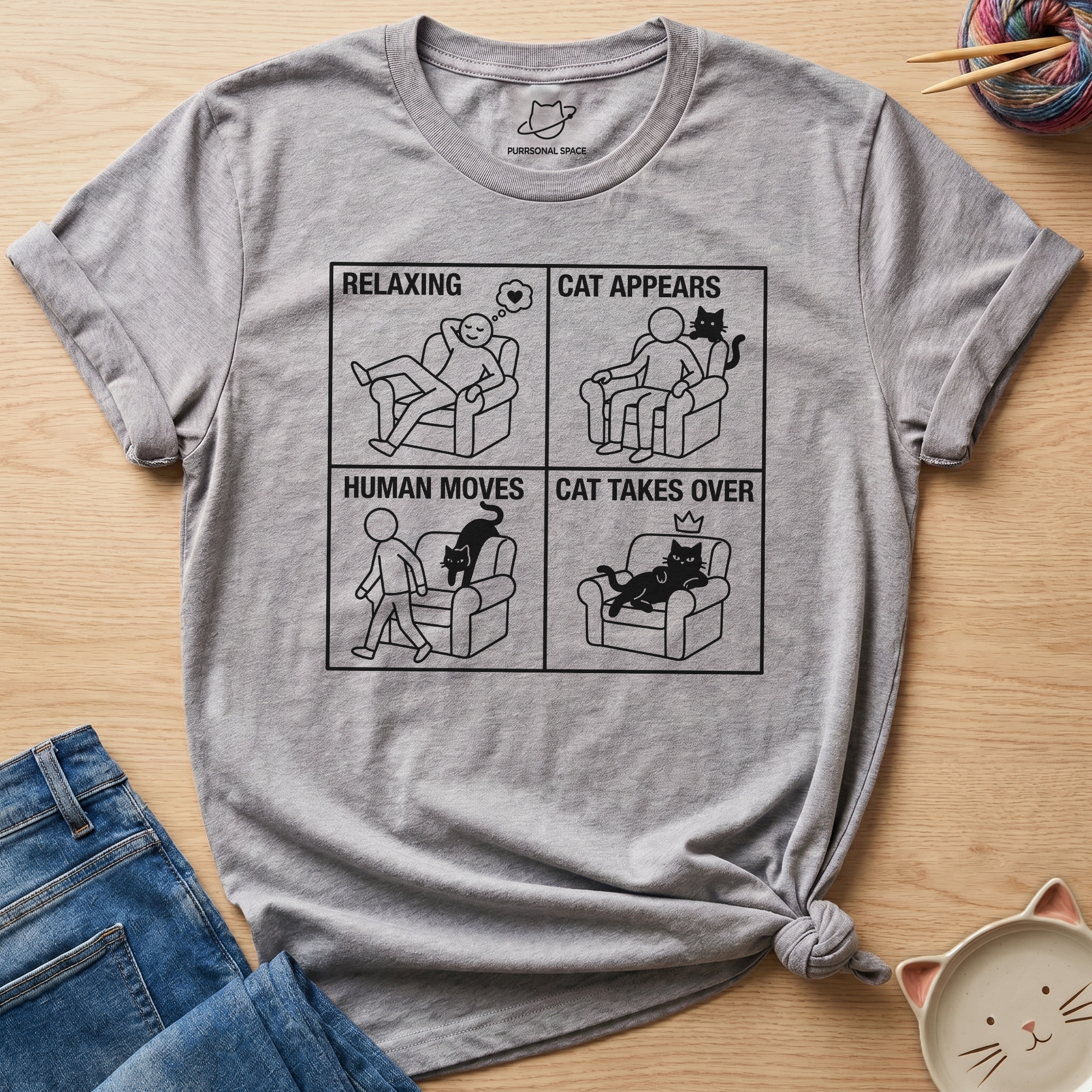 Cat Appears T-Shirt