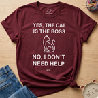 Cat Is The Boss T-Shirt