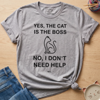 Cat Is The Boss T-Shirt