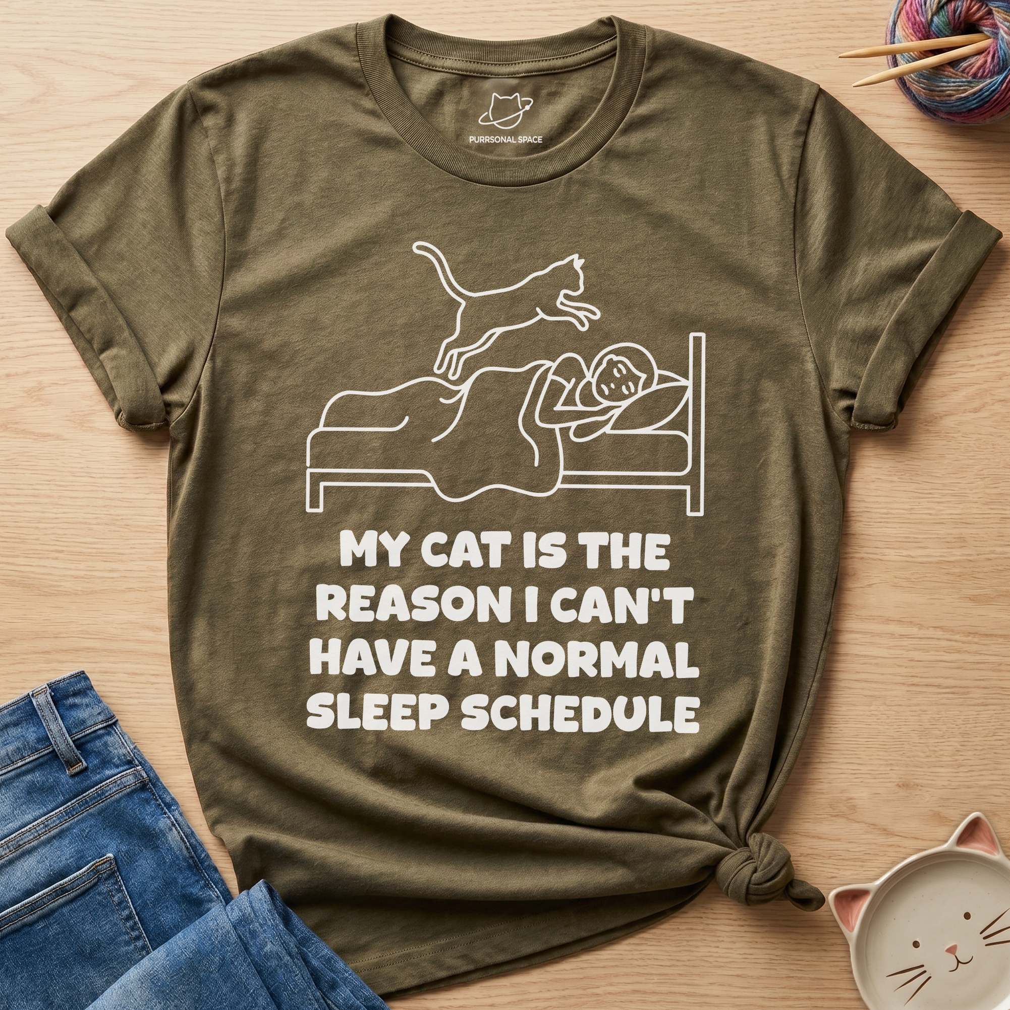 Normal Sleep Schedule T-Shirt