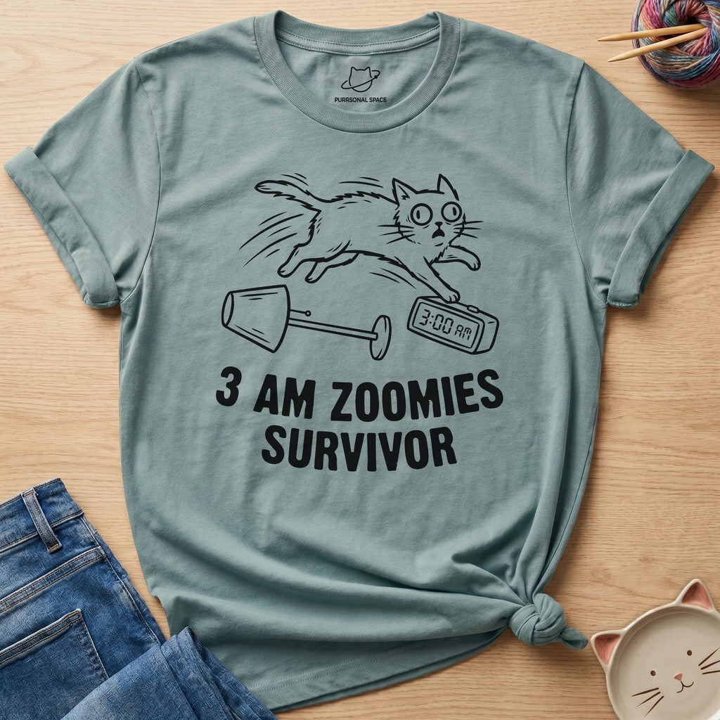 3 Am Zoomies Survivor T-Shirt