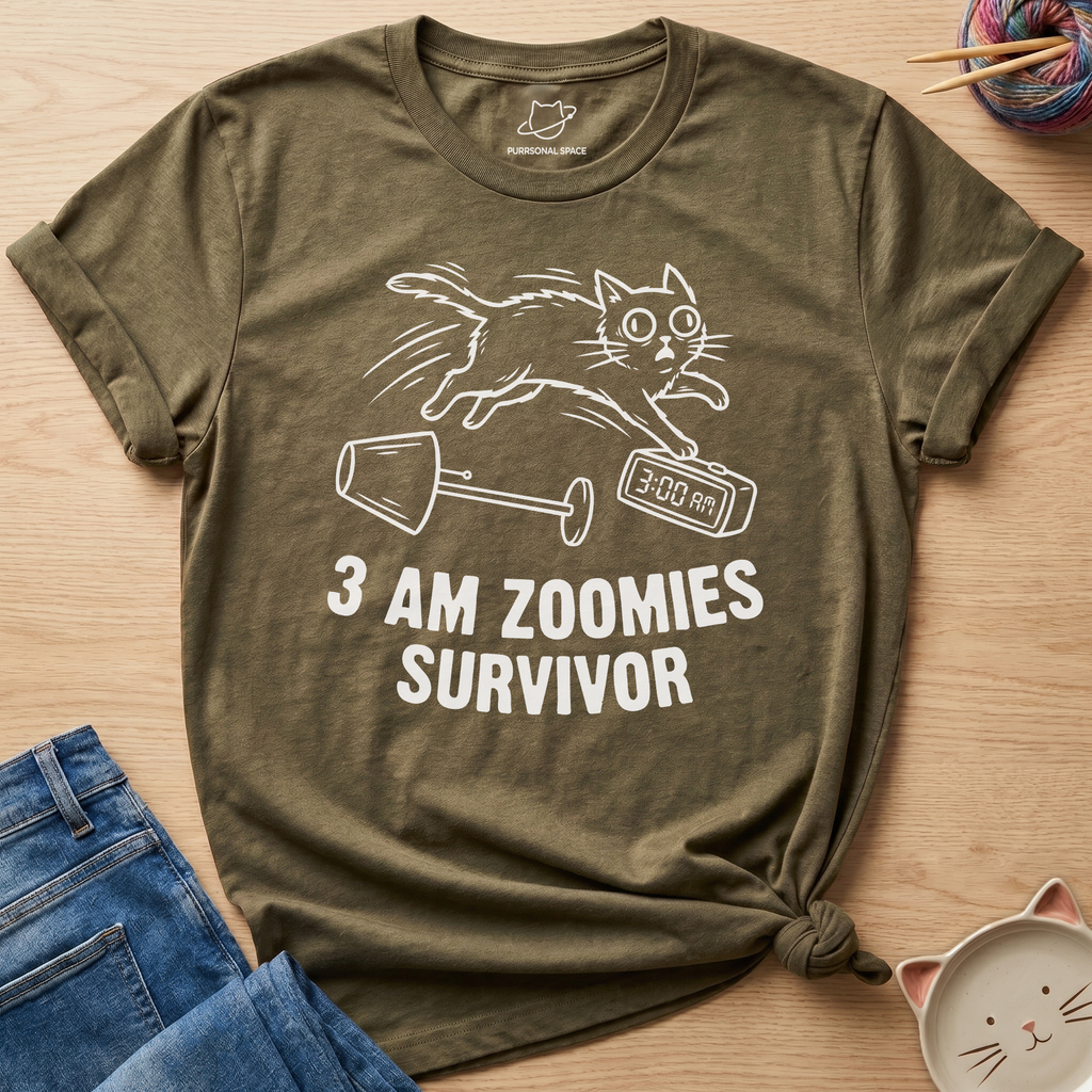 3 Am Zoomies Survivor T-Shirt