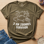 3 Am Zoomies Survivor T-Shirt