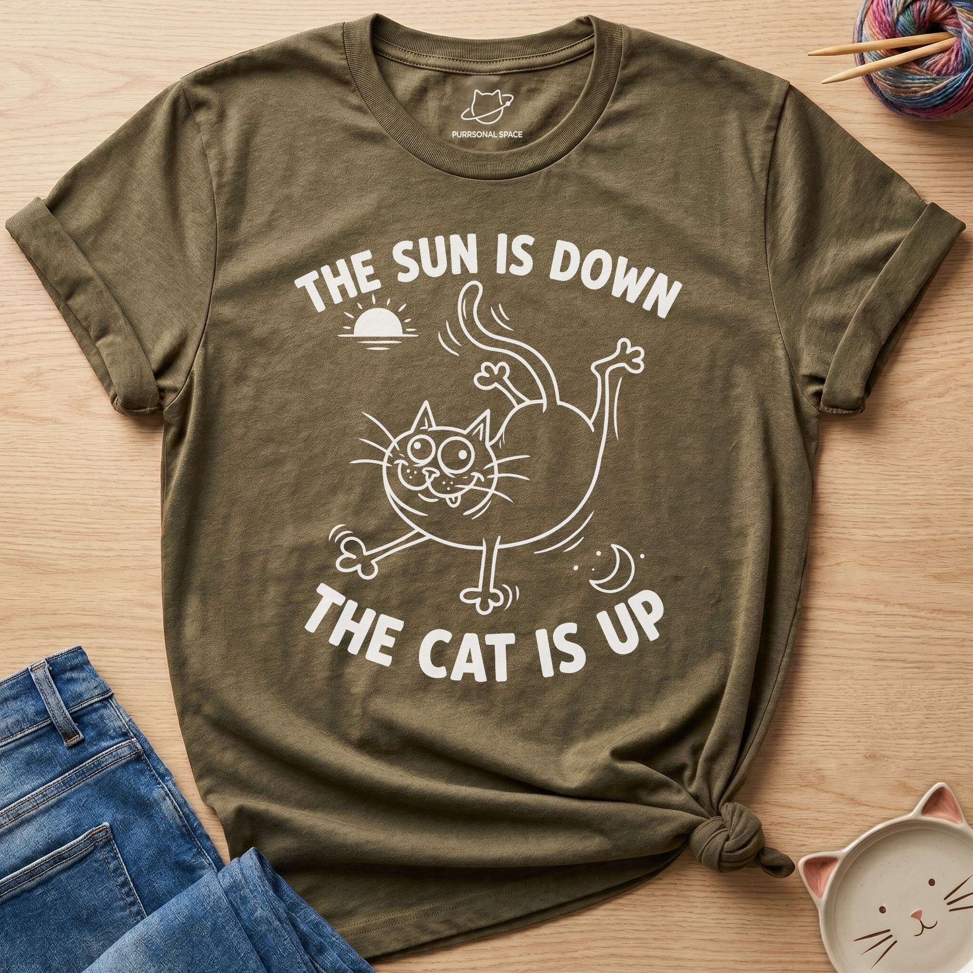 Cat Is Up T-Shirt