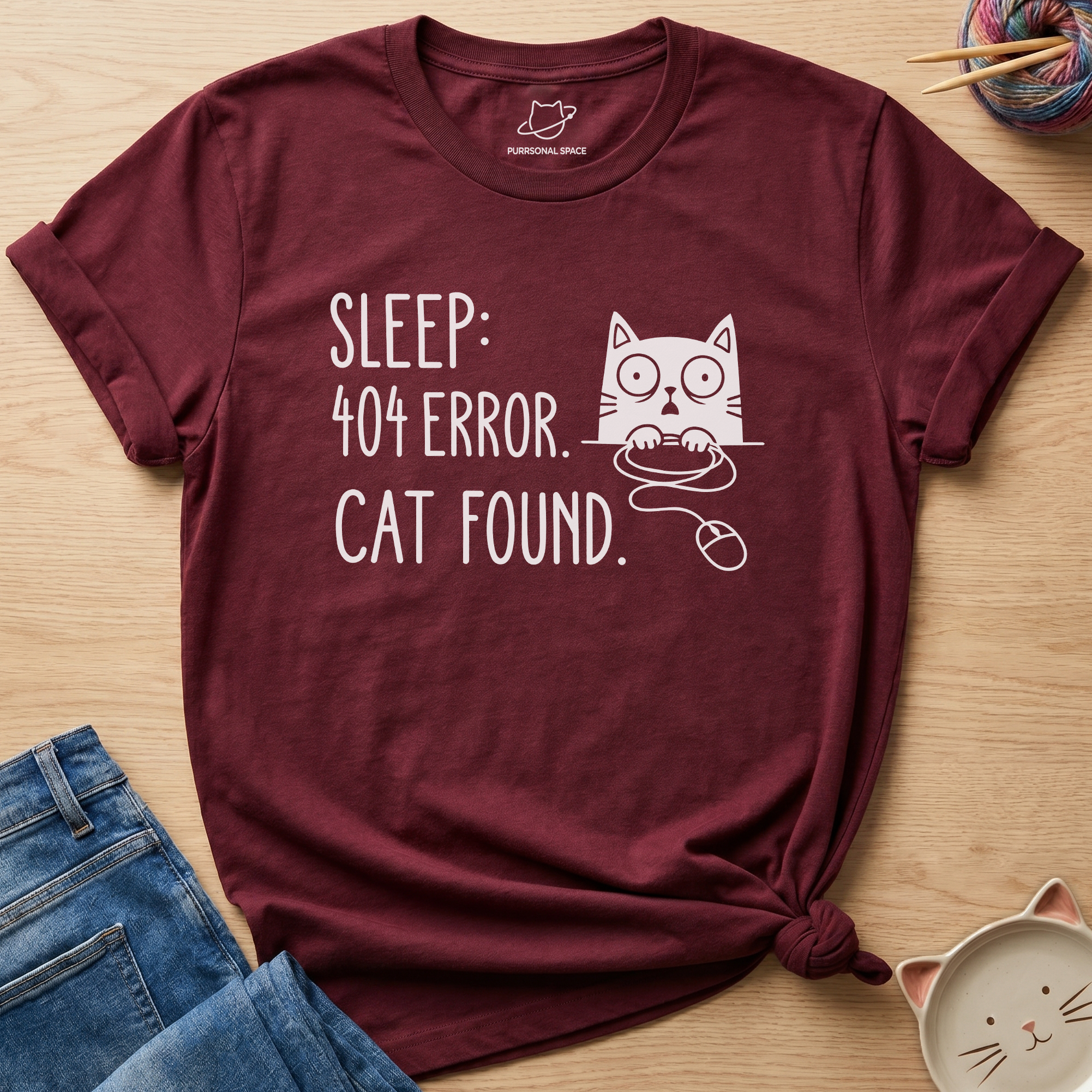 Sleep 404 Error T-Shirt