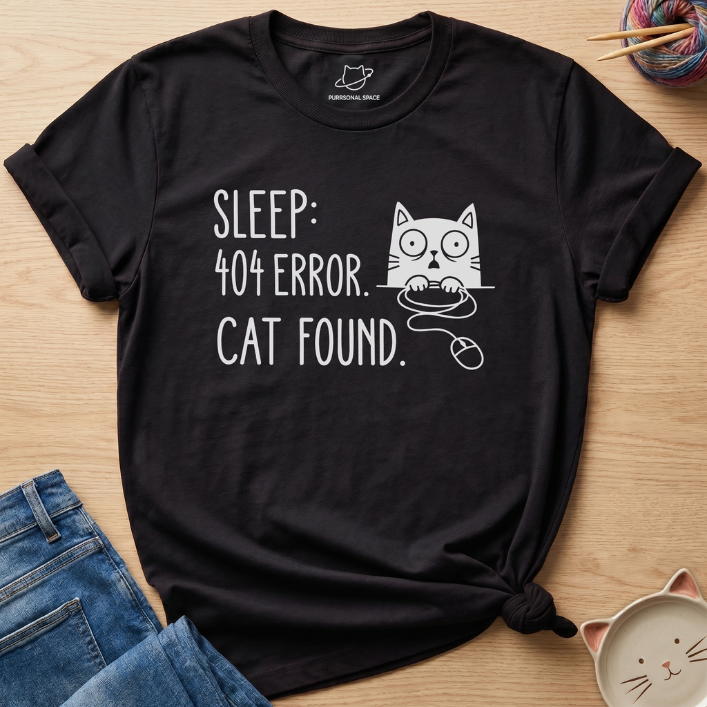 Sleep 404 Error T-Shirt
