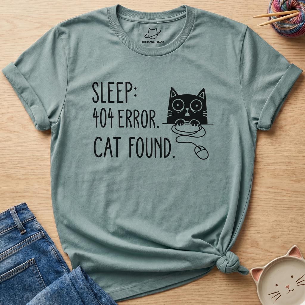 Sleep 404 Error T-Shirt