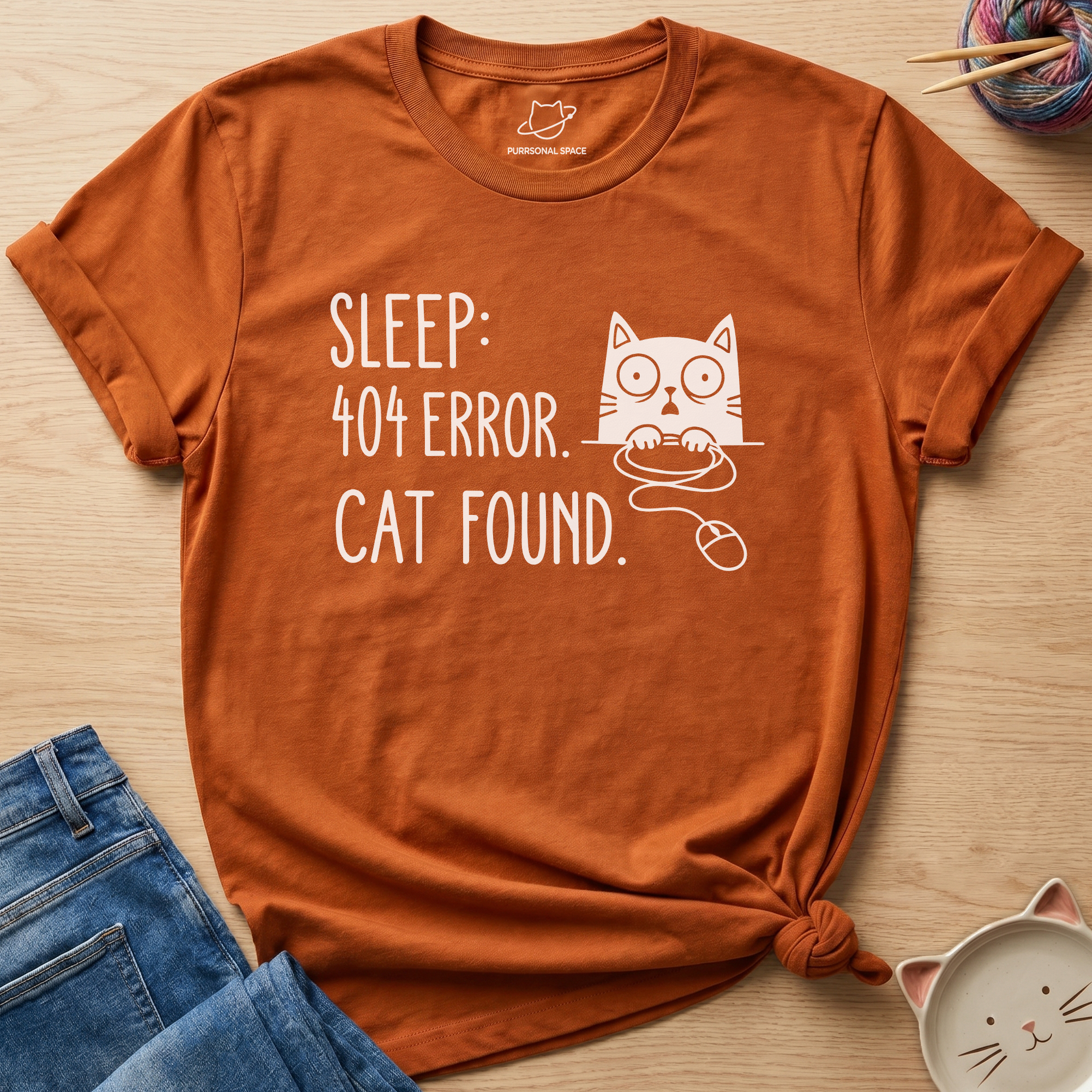 Sleep 404 Error T-Shirt