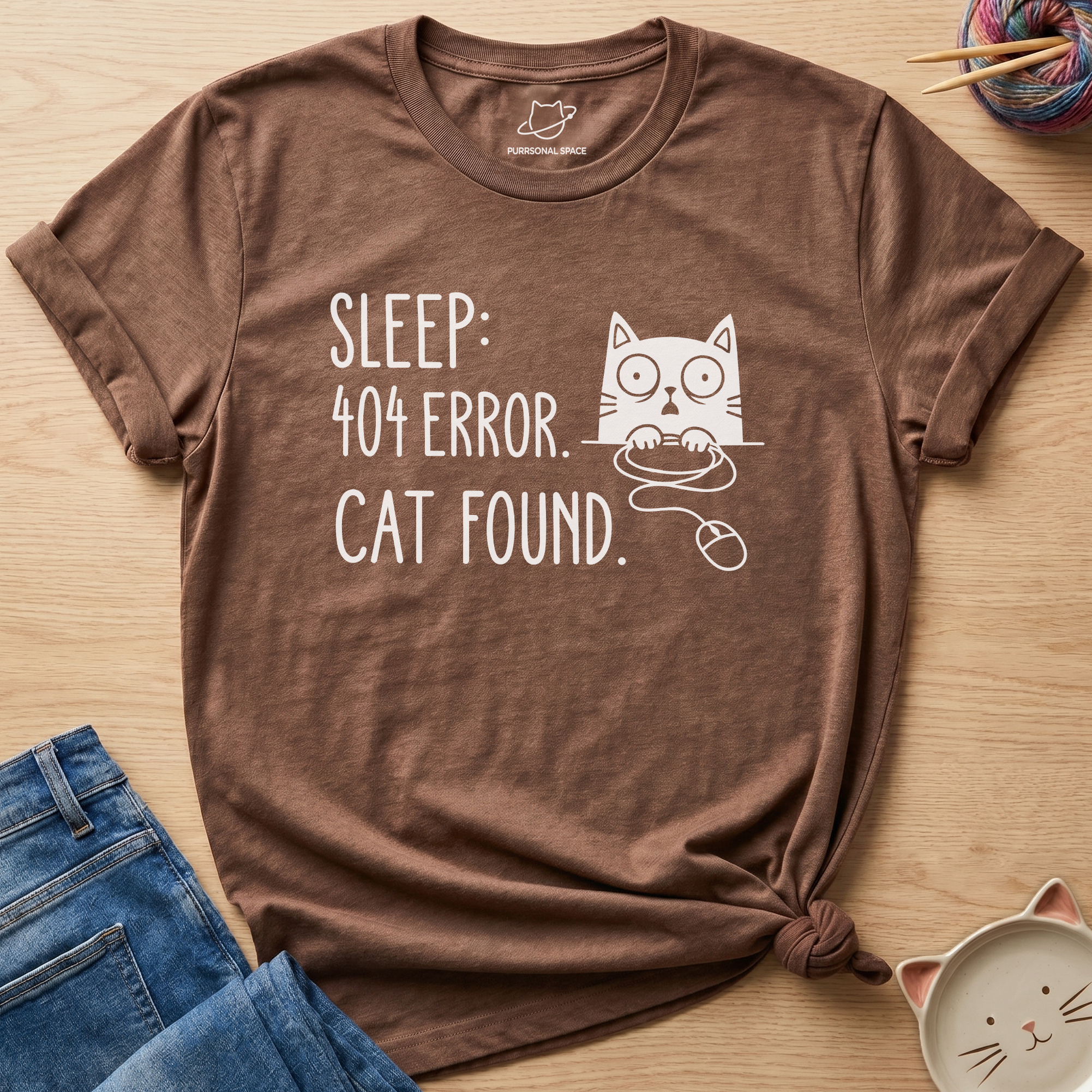 Sleep 404 Error T-Shirt