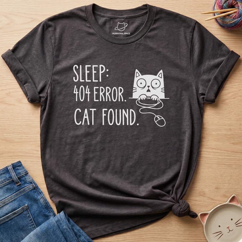 Sleep 404 Error T-Shirt