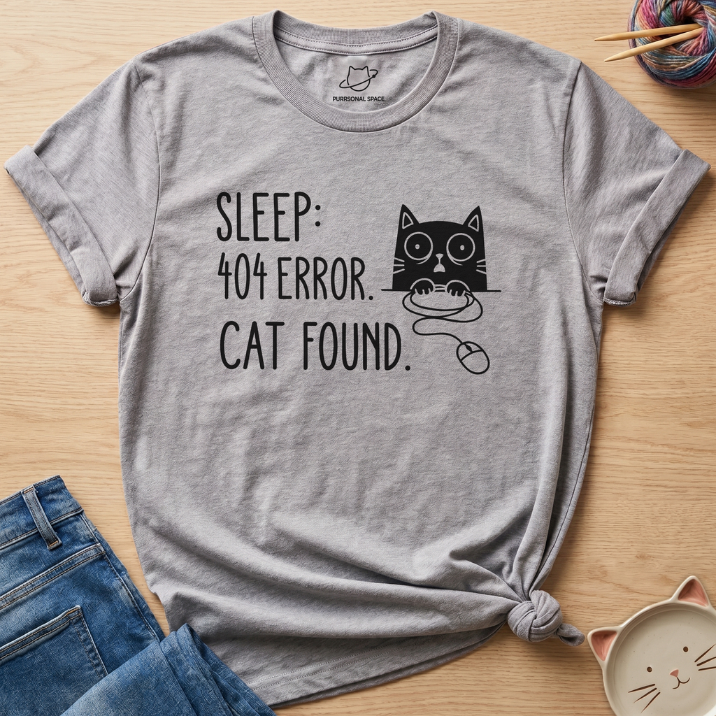 Sleep 404 Error T-Shirt