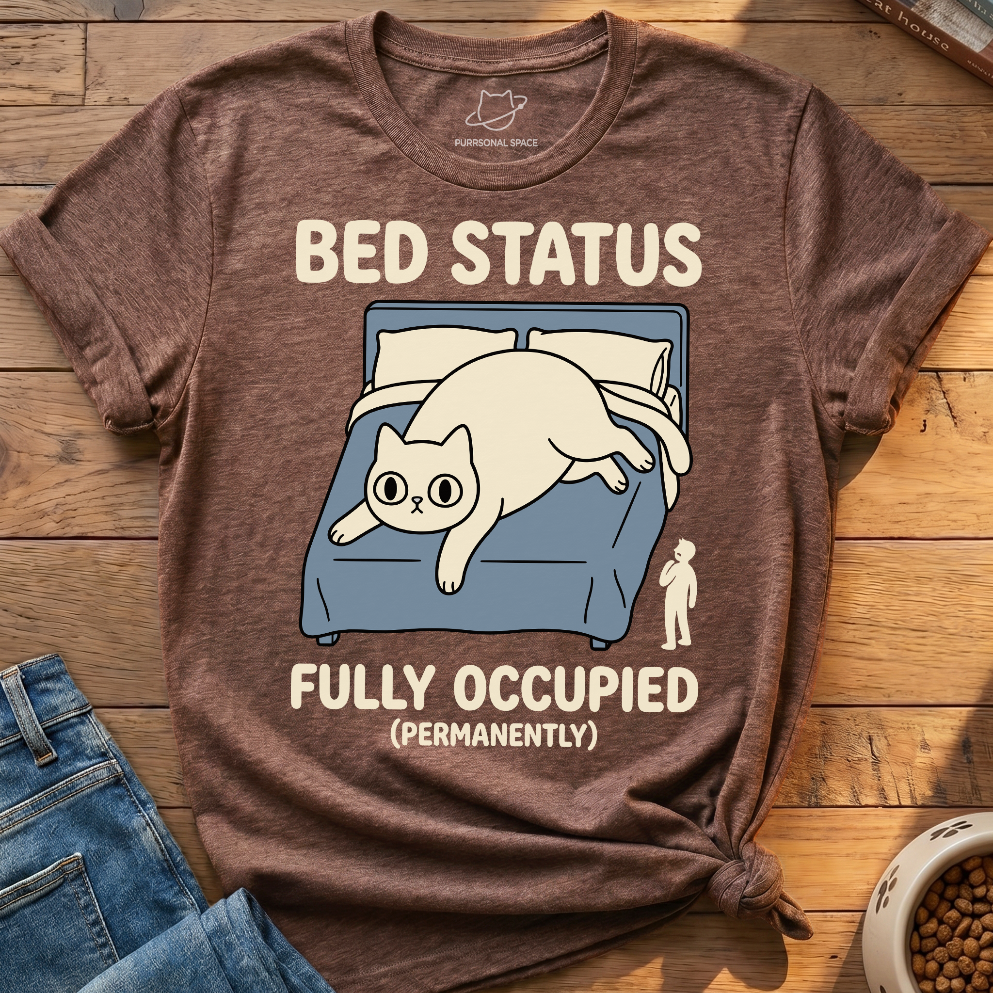 Bed Fully Occupied T-Shirt
