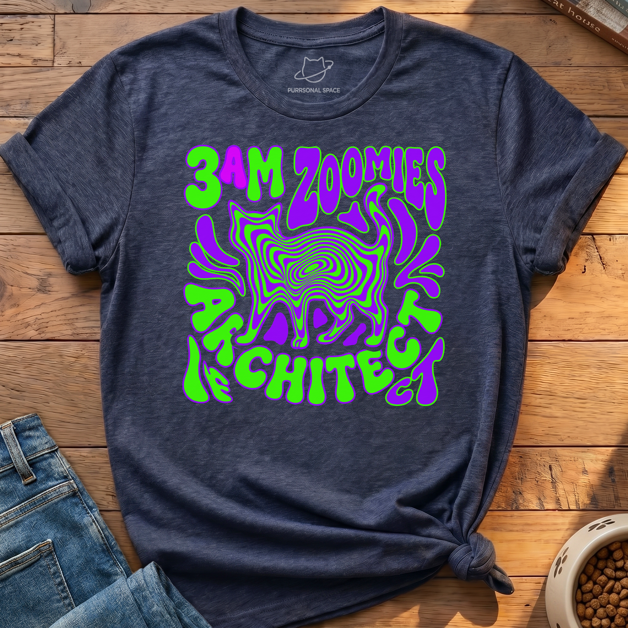 3am Zoomies Architect T-Shirt