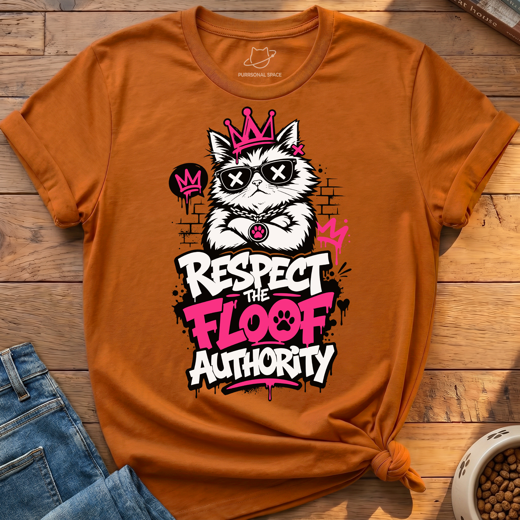 Respect The Floof Authority T-Shirt