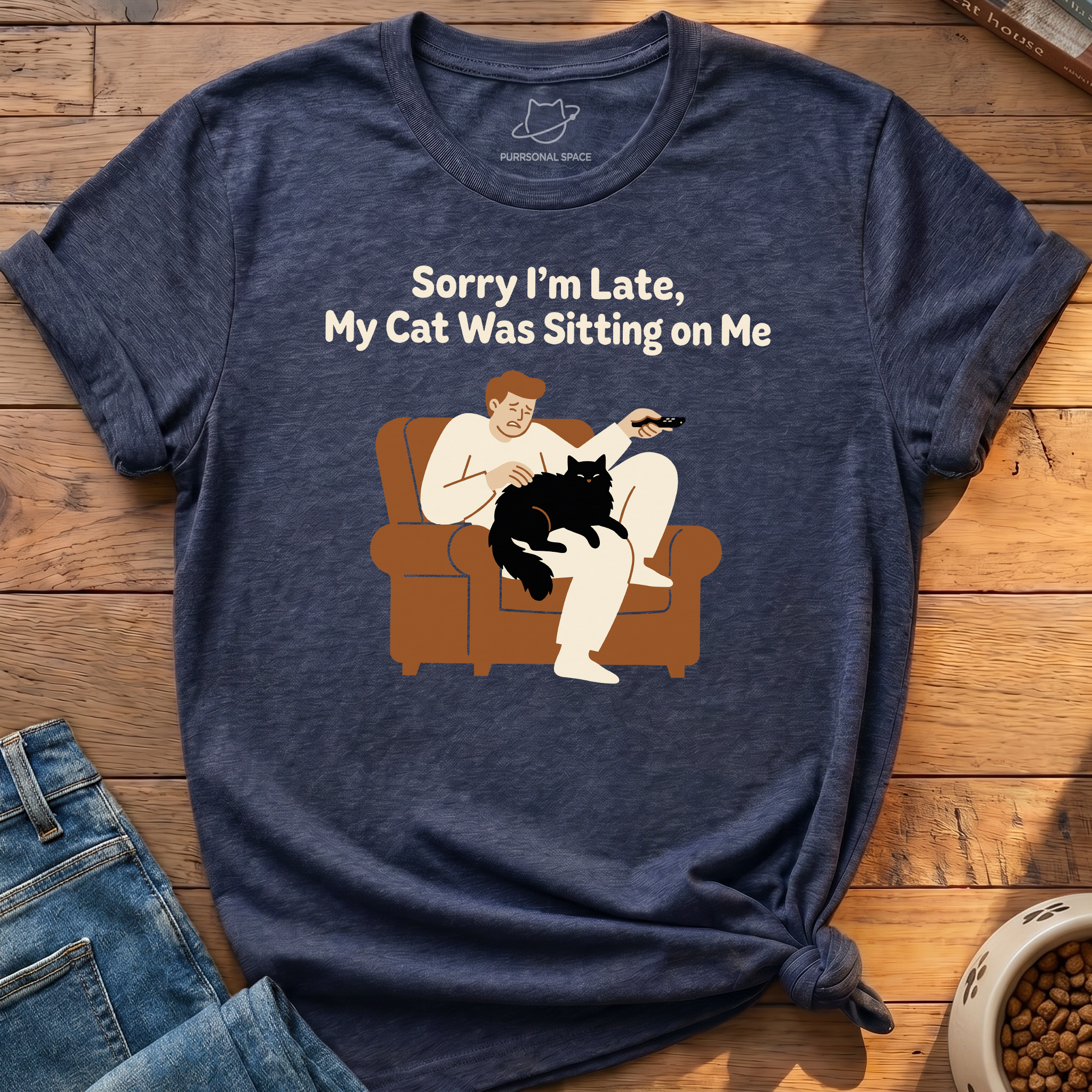 My Cat Was Sitting On Me T-Shirt