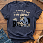 Cat Can Nap Comfortably T-Shirt