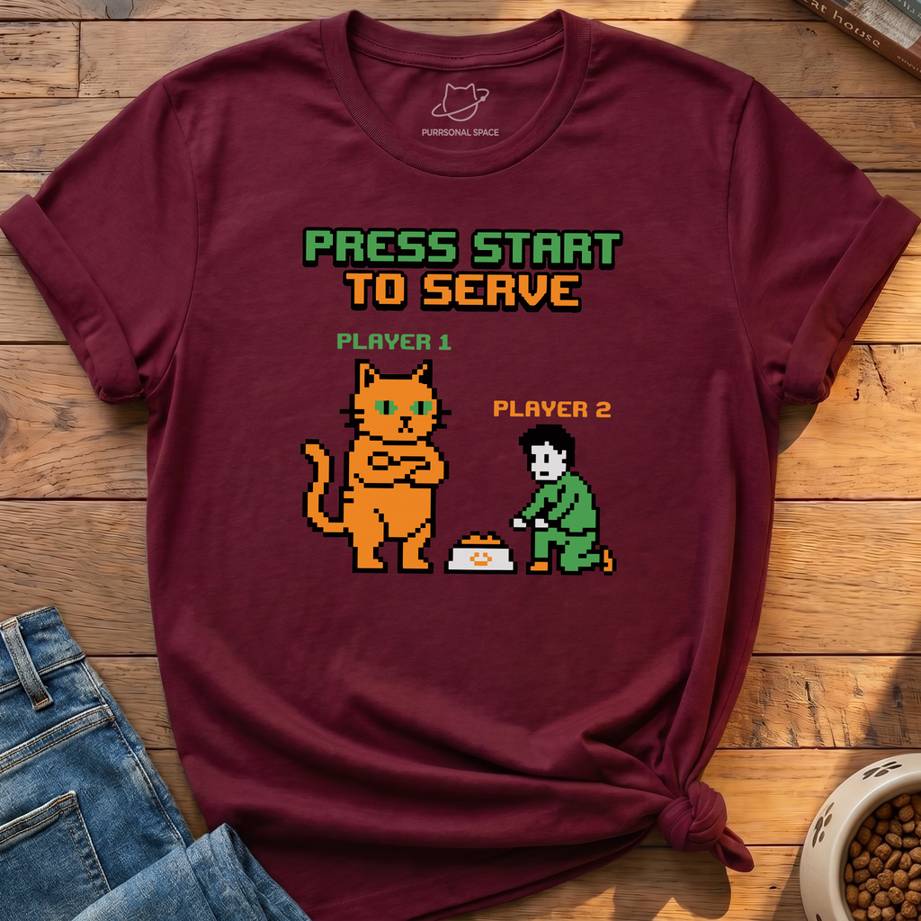 Press Start To Serve T-Shirt
