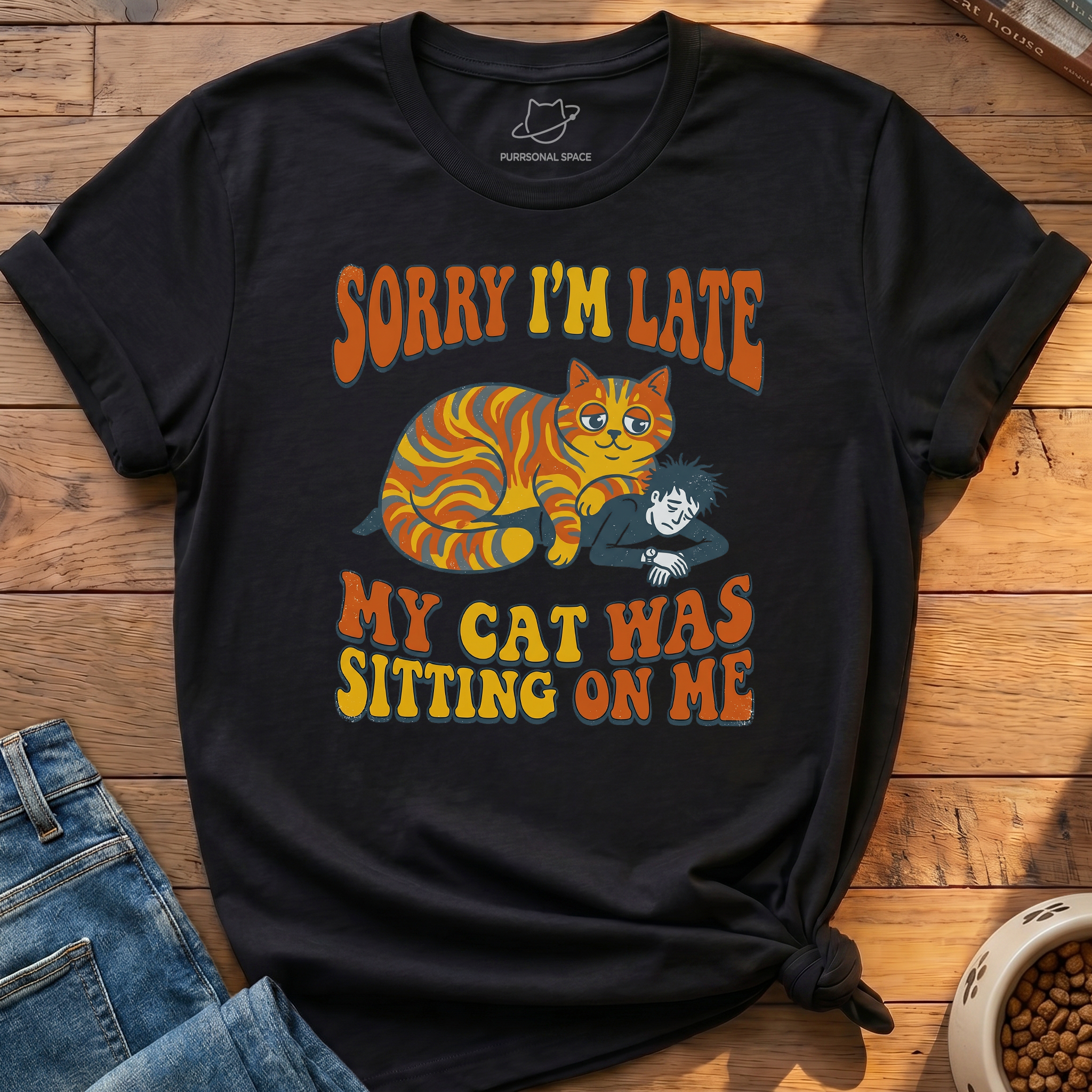 Cat Was Sitting On Me T-Shirt