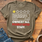 Poorly Rated Staff T-Shirt